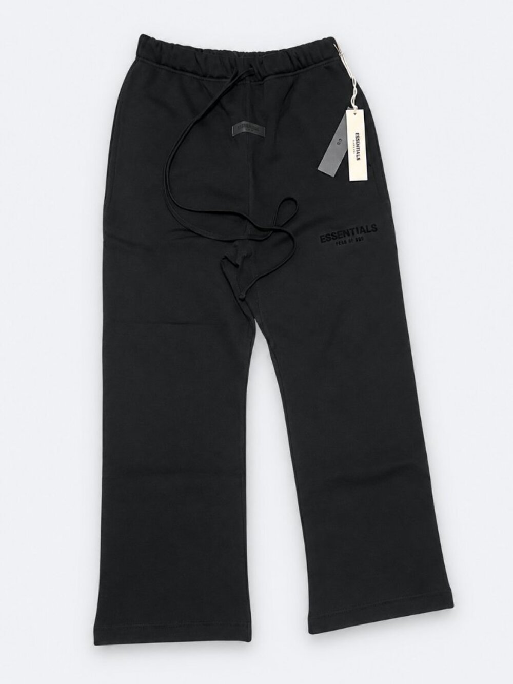 Fear of God ESSENTIALS Black Logo Sweatpants